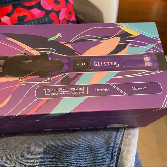 NWT Glister - Paradise 32mm Max Volume Clip Curler - Ultraviolet - Picture 3 of 8